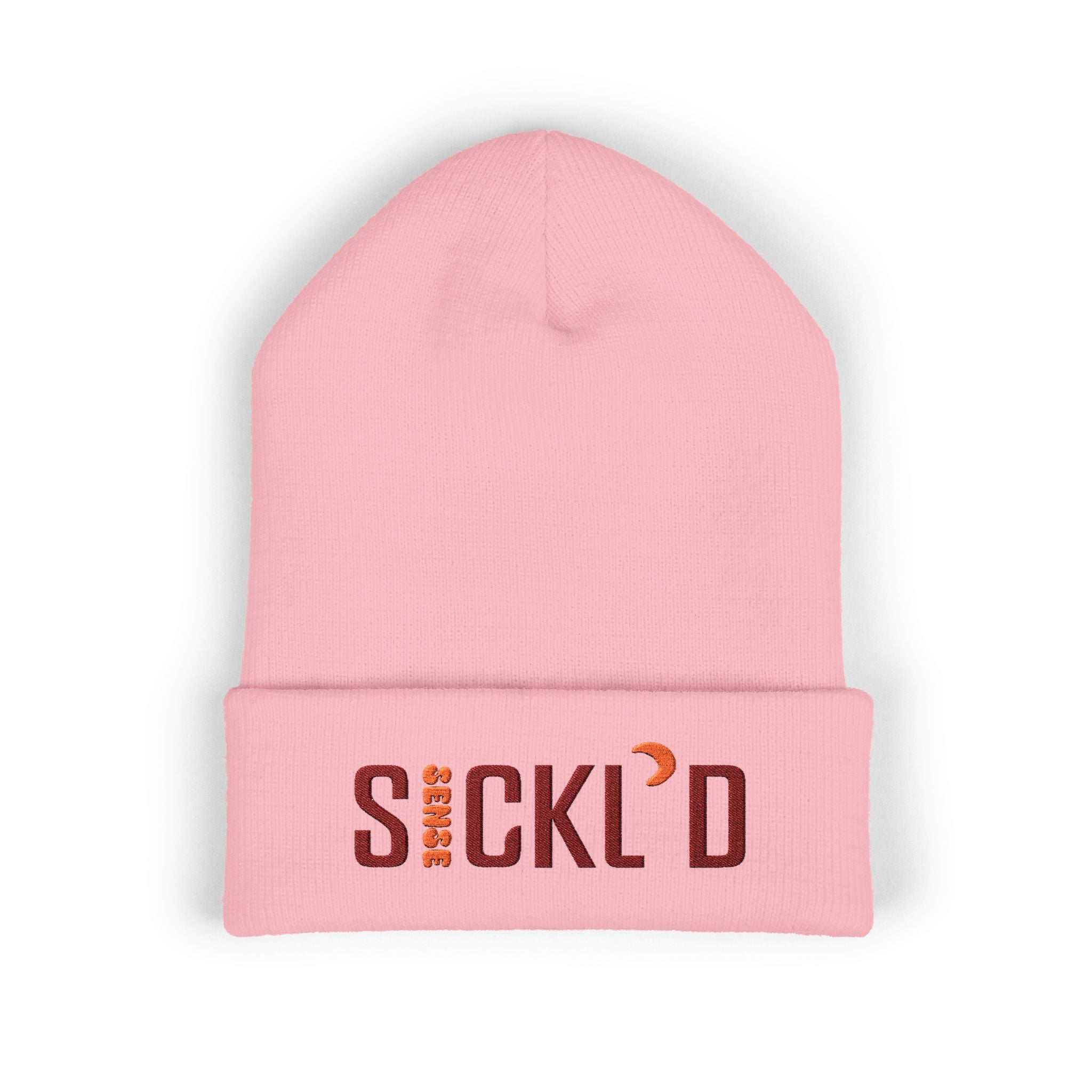 Sickle Cell Awareness Beanie – Yupoong 1501KC Classic Cuffed Knit Hat – Unisex Streetwear Winter Accessory
