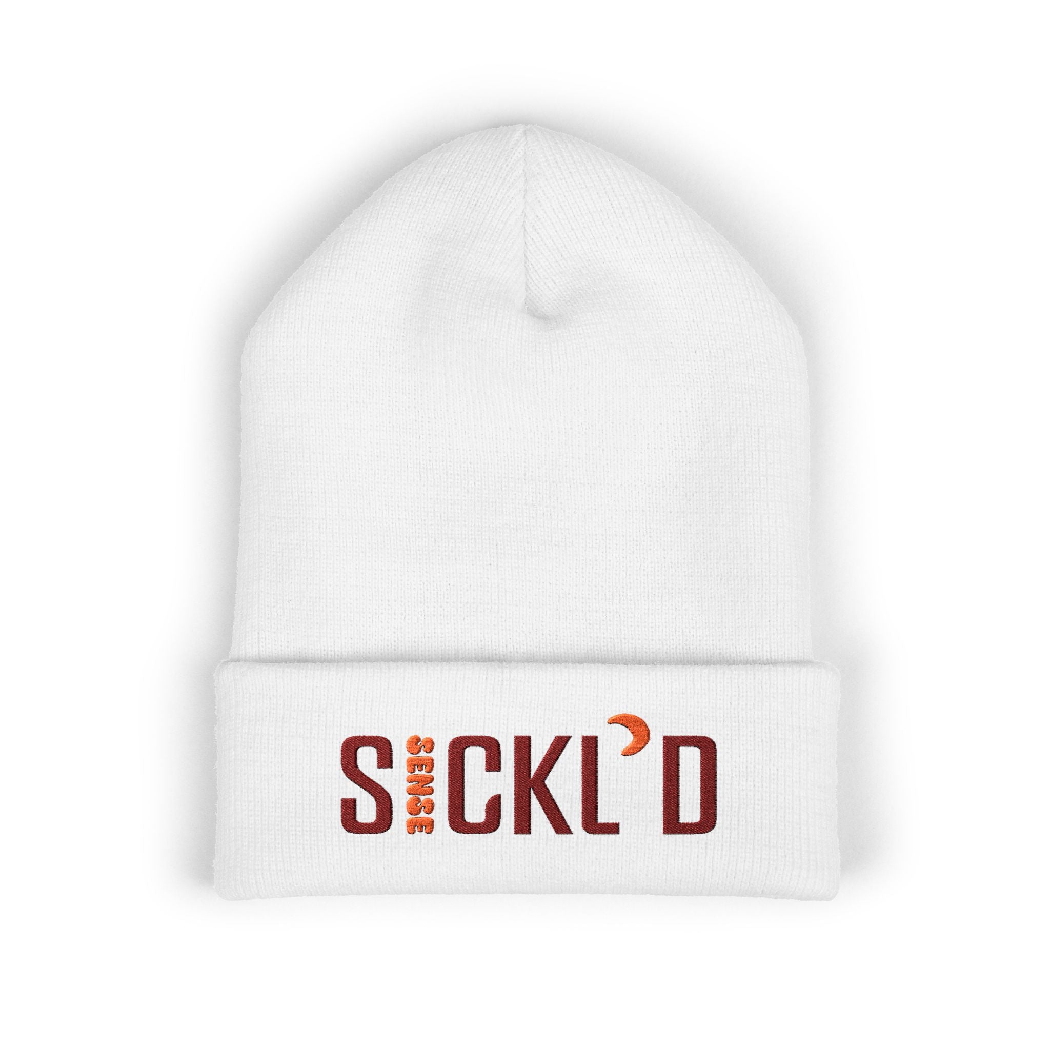 Sickle Cell Awareness Beanie – Yupoong 1501KC Classic Cuffed Knit Hat – Unisex Streetwear Winter Accessory