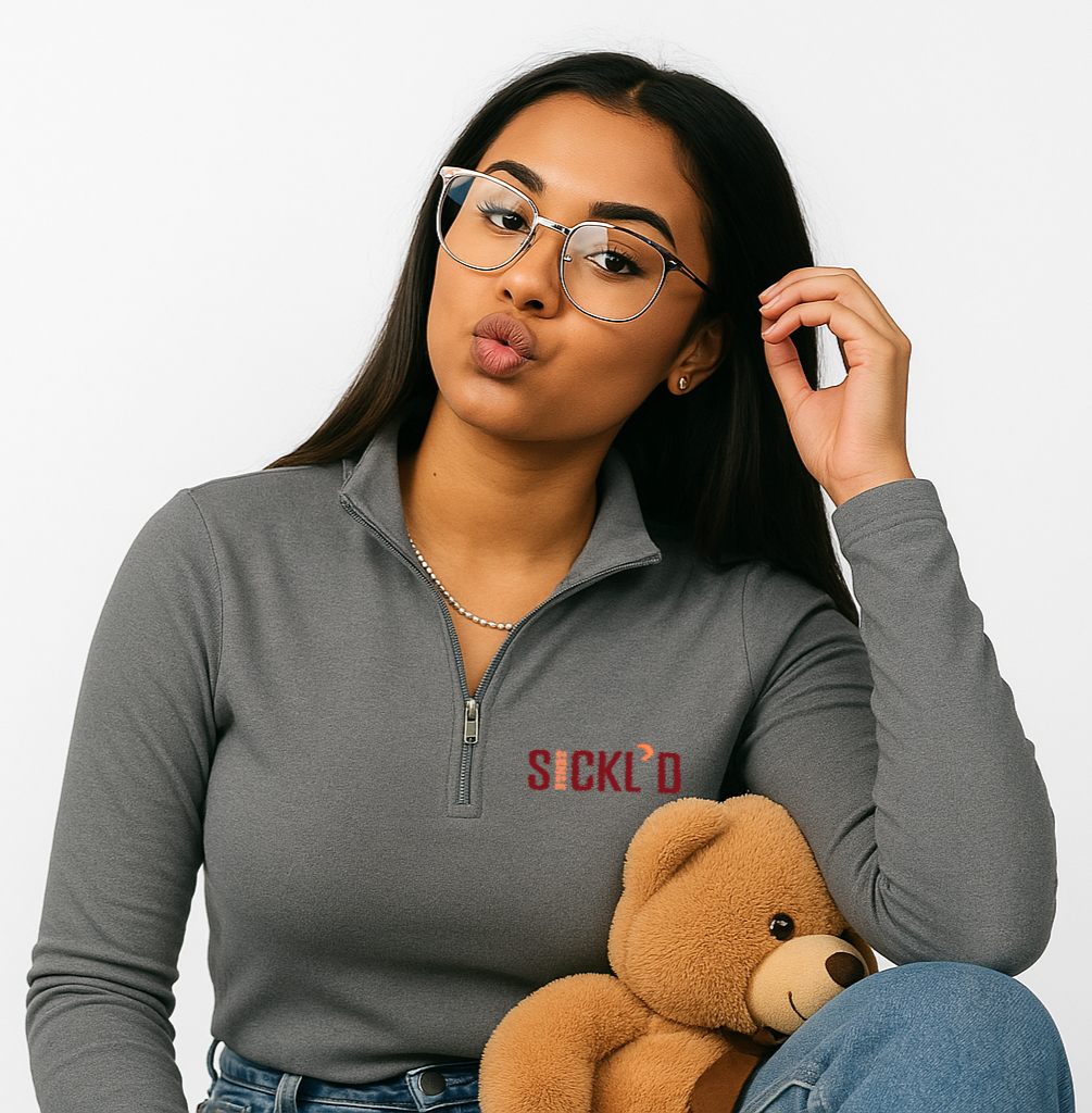 Sickle Cell Awareness Quarter-Zip Pullover – Sport-Tek ST357 Lightweight Moisture-Wicking Unisex Activewear