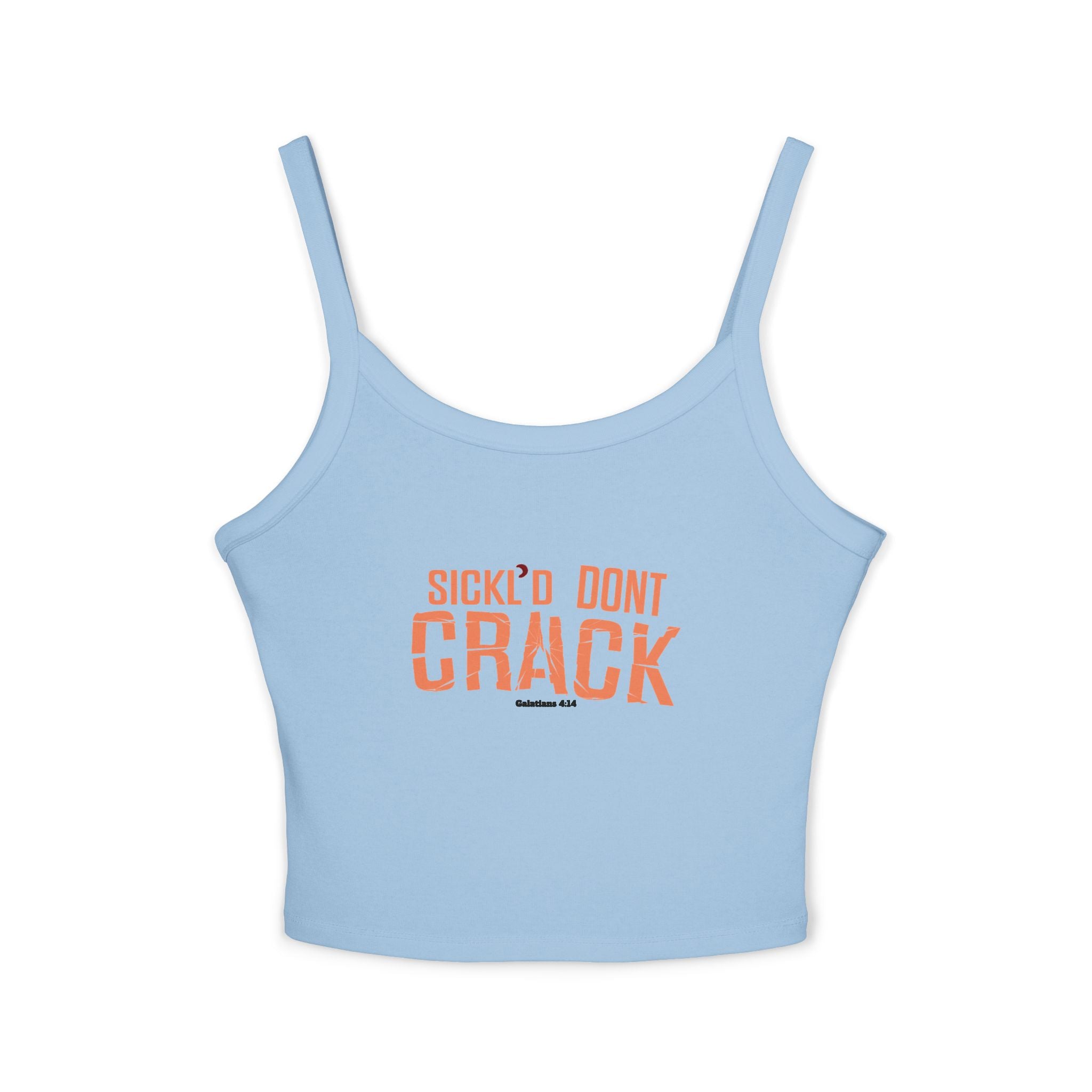 Sickl'd Don't Crack Spaghetti Tank