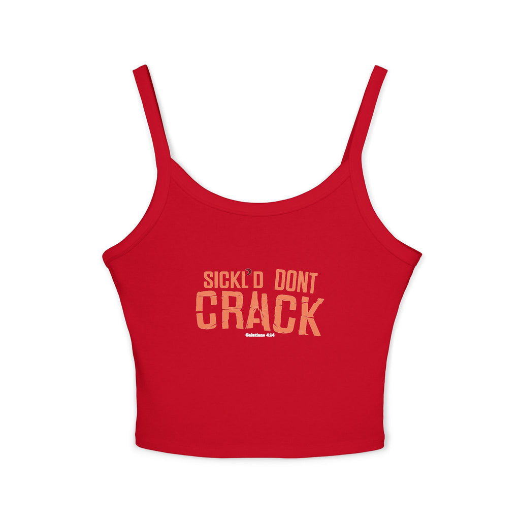 Sickl'd Don't Crack Spaghetti Tank