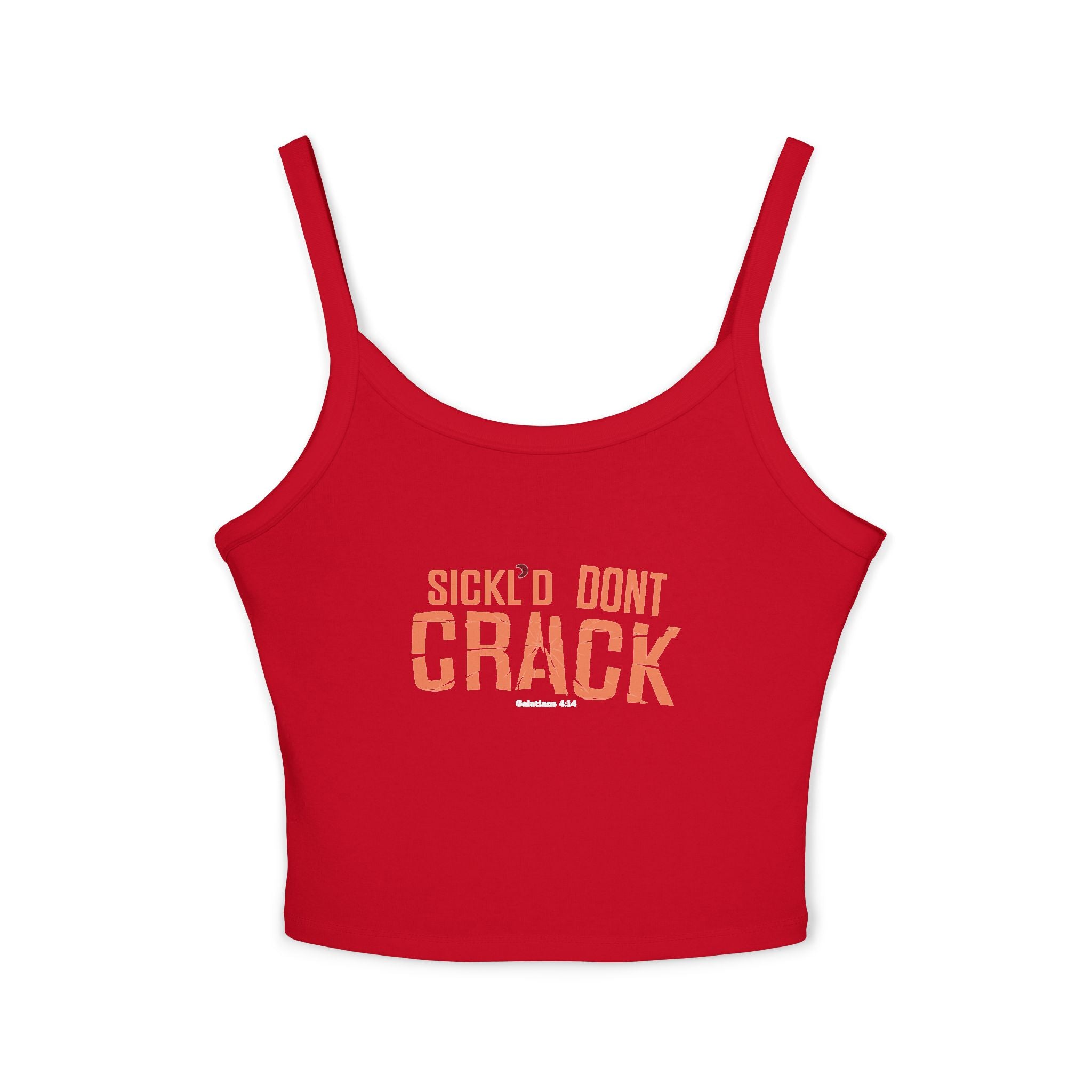 Sickl'd Don't Crack Spaghetti Tank
