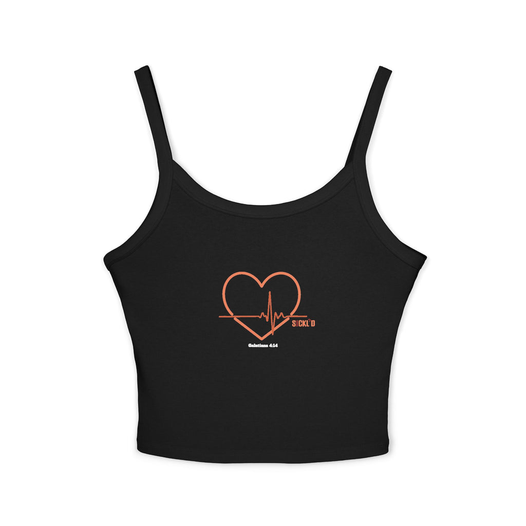 Heart Pulse Spaghetti Tank