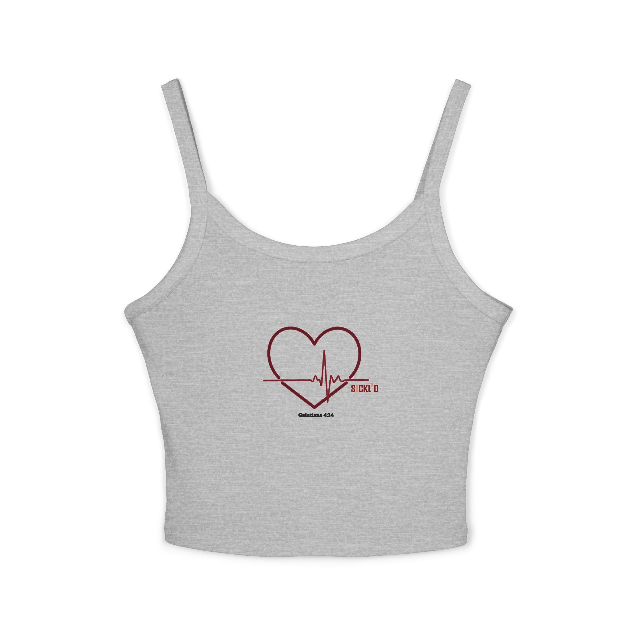 Heart Pulse Spaghetti Tank