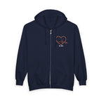 Heart Pulse Zip Hoodie