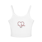 Heart Pulse Spaghetti Tank