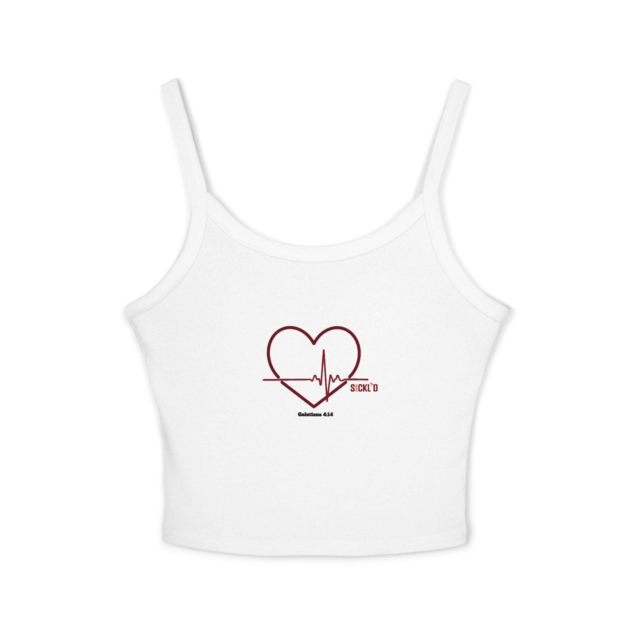 Heart Pulse Spaghetti Tank