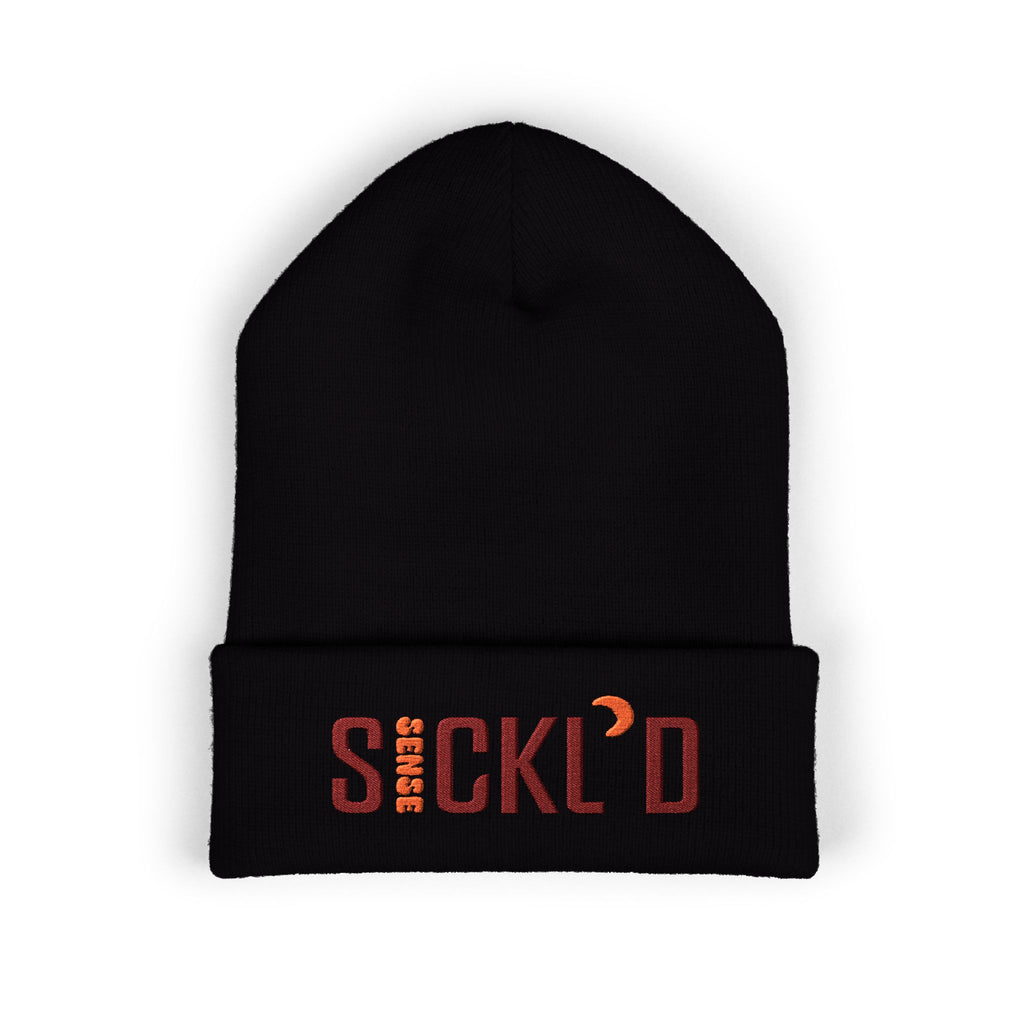 Sickle Cell Awareness Beanie – Yupoong 1501KC Classic Cuffed Knit Hat – Unisex Streetwear Winter Accessory