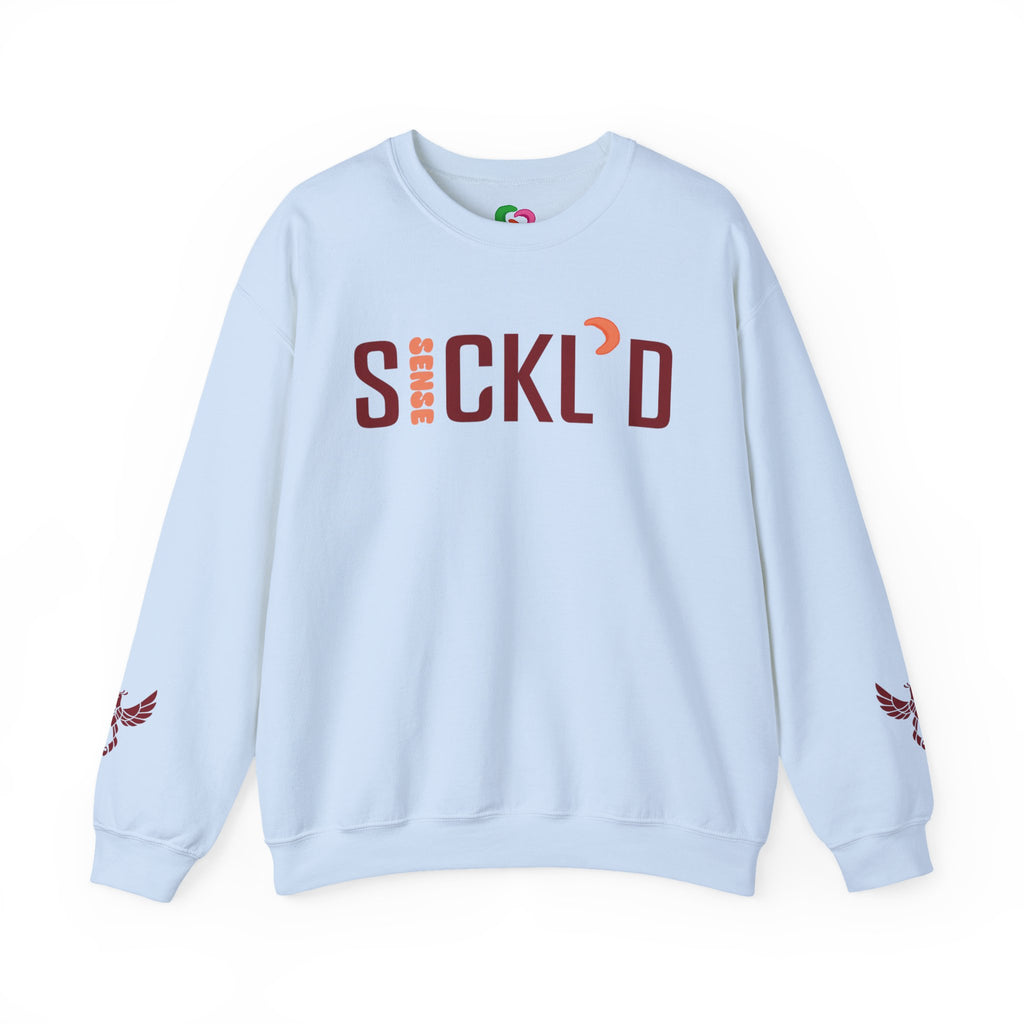 Sickle Cell Awareness Crewneck Sweatshirt - Sickle Cell Design - Empowering Chronic Illness Apparel - Unisex Soft Streetwear - Advocate Gift Tee