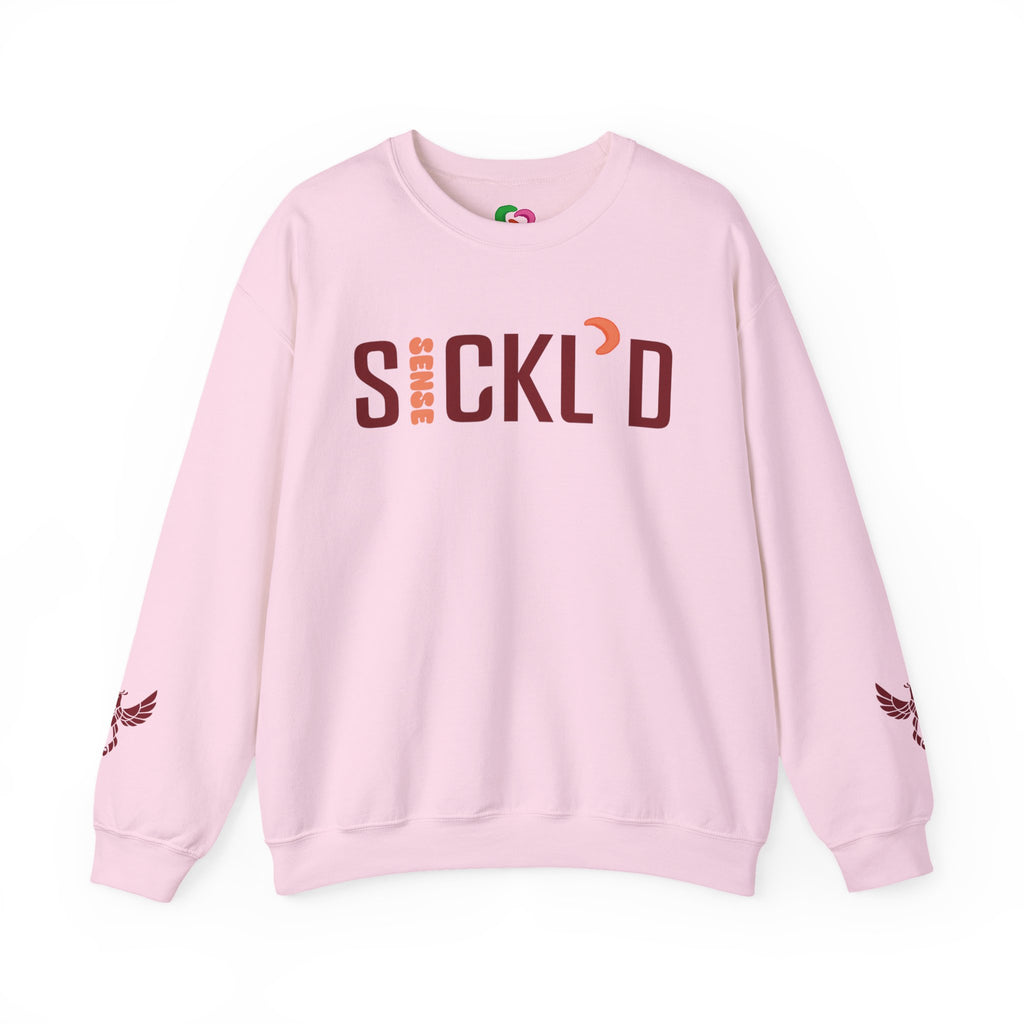Sickle Cell Awareness Crewneck Sweatshirt - Sickle Cell Design - Empowering Chronic Illness Apparel - Unisex Soft Streetwear - Advocate Gift Tee